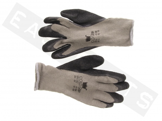 Werkhandschoen Oxxa Cold-Grip 47-180 Zwart/Grijs M10